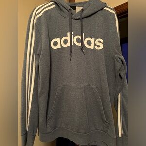 Men's Large Adidas Blue Hoodie